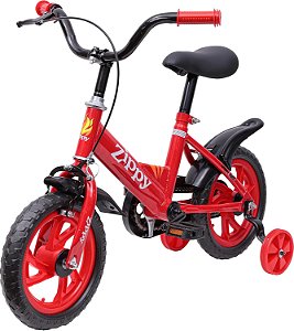 Bicicleta Infantil Aro 12 Com Rodinha Zippy Toys