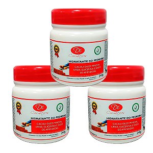 Kit 3 Cremes Hidratante Para Rachaduras e Peles Ressecadas