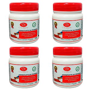 Kit 4 Cremes Hidratante Para Rachaduras e Peles Ressecadas
