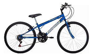Bicicleta Eco Mormaii Aro 24 MTB 18V Storm V-Brake Azul Alanya