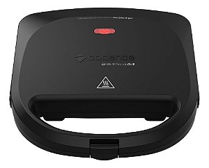 Sanduicheira Elétrica Chapas Antiaderentes Cadence Sandugrill Preta 127v