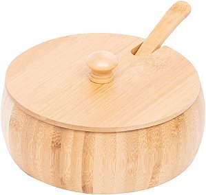 Farinheira Com Tampa Colher De Bambu Sustentavel Mimo Style