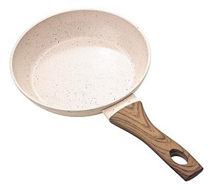 Frigideira Cerâmica Antiaderente 20cm Mimo Style Linha Marmol Cook Para Fogão Indução Panela De Aluminio