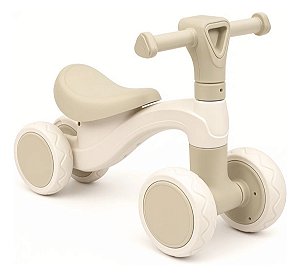 Carrinho De Equilíbrio Andador Infantil Baby Bege Zippy Toys