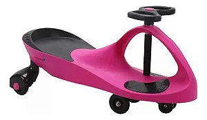 Carrinho Rolimã Car Com Giro Divertido Infantil Brinquedo Importway Bw-004 Rosa