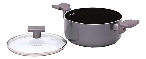 Panela Caçarola Sartin 20cm 1,8l Em Aluminio Com Revestimento Antiaderente Ceramico