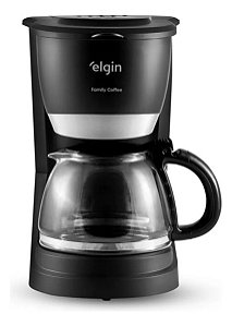 Cafeteira Elétrica 30 Xícaras Elgin Family Coffee Sistema Corta-pingos Preta 220v
