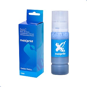 Refil De Tinta Maxprint Compatível Epson T544220 No.544c Ciano