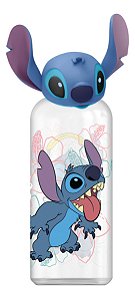 Garrafa Água Stitch 3d Portátil Infantil Antivazamento 560ml