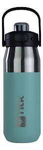 Garrafa Térmica 750ml Isomax Tampa Inteligente Com Alça Verde