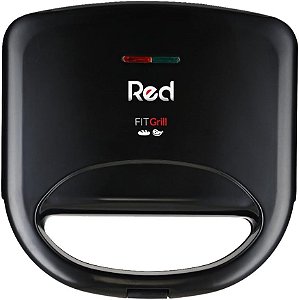 Sanduicheira Misteira Red Fit Grill 127v 2 Em 1 Assa Grelha