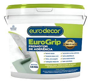 Promotor De Aderência Primer Eurogrip 3,6 Kg Verde Limão