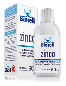 Zinco Biocell - Suplemento Alimentar Líquido Sublingual