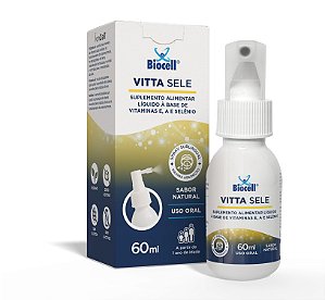 Vitta Sele Suplemento Alimentar Ionizado Spray 60ml - Biocell