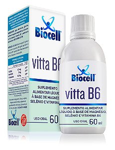 Vitta B6 Biocell - Suplemento Alimentar Líquido Sublingual