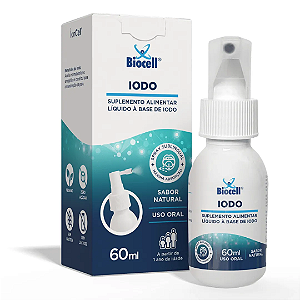 Iodo Suplemento Alimentar Ionizado Spray 60ml Biocell