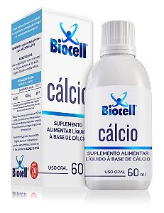 Cálcio Biocell - Suplemento Alimentar Líquido Sublingual