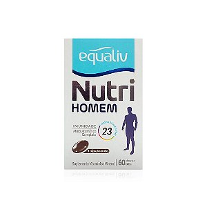 Nutri Homem 60 caps Equaliv - Suplemento vitamínico mineral