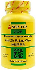 Gui Zhi Fu Ling Wan (Cinnamon & Hoelen Formula) 100caps 500mg - Sunten