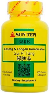 Gui Pi Tang (Ginseng & Longan Formula) 100caps 500mg - Sunten