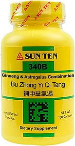 Bu Zhong Yi Qi Tang (Ginseng & Astragalus Formula) 100caps 500mg - Sunten