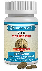Wen Dan Pian 200 tabletes 200mg - Guang Ci Tang
