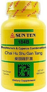 Chai Hu Shu Gan Tang (Bupleurum & Cyperus Formula) 100caps 500mg - Sunten