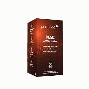 NAC Acetilcisteína 60caps de 1800mg - Puravida