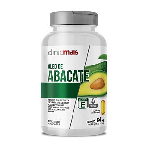 Óleo de Abacate 60caps 1000mg - Clinicmais