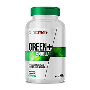 Green + Clorella 60caps 500mg - Clinicmais