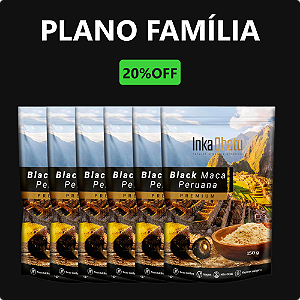Plano Família - 6un de Black Maca 150g InkaQhatu