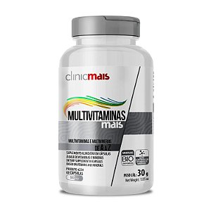 Multivitaminas Mais 60caps 500mg - Clinicmais