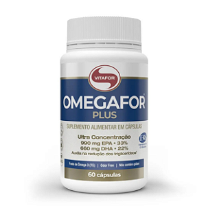 Omegafor Plus 60caps 990mg EPA e 660mg DHA - Vitafor