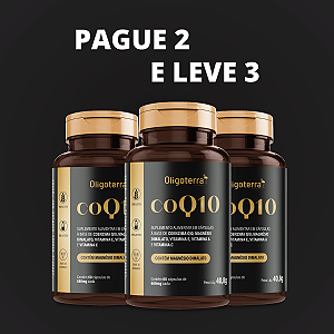 Kit Promocional: Pague 2 e Leve 3 - Coenzima Q10 Oligoterra