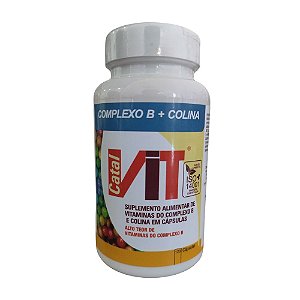 Complexo B + Colina 120 caps Catalvit - Suplemento Vitamínico