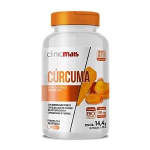 Cúrcuma 30caps 430mg - Clinicmais