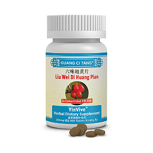 Liu Wei Di Huang Pian 200 tabletes 200mg - Guang Ci Tang