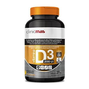 Vitamina D3 2.000 UI 30caps - Clinicmais