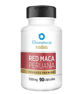 Red Maca Peruana 90 caps 500mg - Inka Qhatu