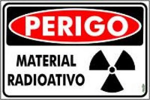 Placa Sinalização Pvc 20x30 - Perigo Material Radioativo