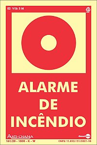 Placa Sinalização Foto 10x15 - Alarme