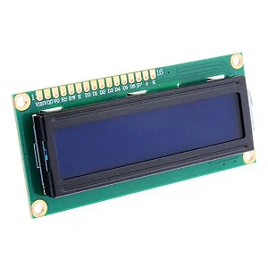 Display LCD 16X2 1602 com Fundo Azul e Blacklight Arduino