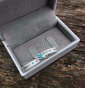 alianças blue 4mm/ anel solitário incluso