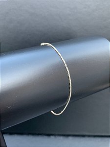 Pulseira Veneziana 1mm/ prata 925