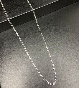 corrente elo 3x1 2mm/ prata 925