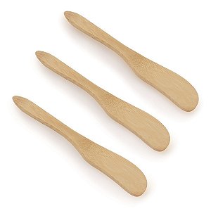 Jogo de Espátulas para Patê de Bambu Ecokitchen 3 pçs