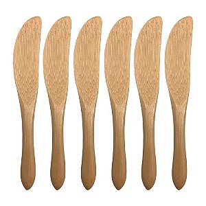 Conjunto de 6 Mini Facas de Bambu- OIKOS