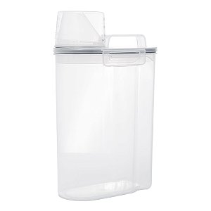Pote Hermético p/ Armazenamento com Bico e Copo Medidor 2,5L