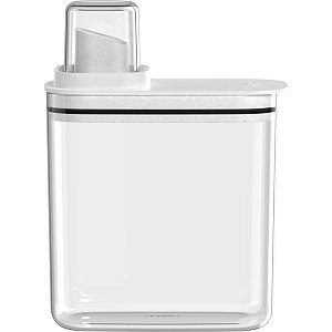 Dispenser Sabão Líquido com Tampa Medidora Flow 1,5L Branco