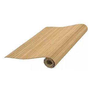 Tapete De Cozinha Antiderrapante Retangular Em Bambu 80x50cm